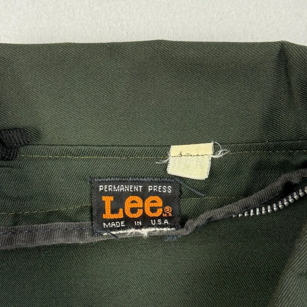 Vintage 60s 70s‎ Lee Permanent Press Work Jacket Made in USA Green 48 Reg EUC